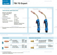 Горелка для полуавтоматической сварки TBi 7G Expert, длина 4 m. - st-e.info - Москва