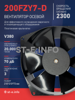 Вентилятор  200FZY7-D  - st-e.info - Москва