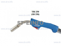 Горелка для полуавтоматической сварки TBi 250-blue-ESG, длина 4 метра - st-e.info - Москва