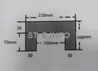 Гофрозащита усиленная 7000x210x30 для станков  - st-e.info - Москва