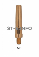 Наконечник М6*45*1,6 (для горелки qtb-500) Panasonic - st-e.info - Москва