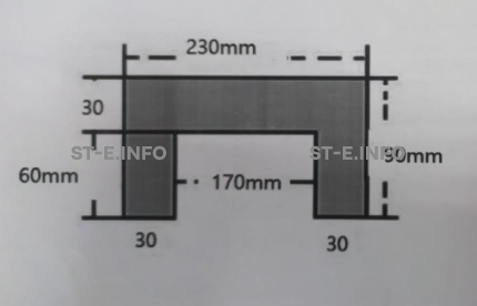 Гофрозащита усиленная 3600x230x30 для станков  - st-e.info - Москва