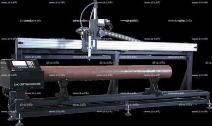 Комплекс координатной резки трубы ST-CUT-P250 - st-e.info - Москва