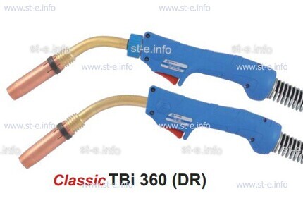 Горелка для полуавтоматической сварки TBi 360-blue-ESG, длина 4 метра - st-e.info - Москва