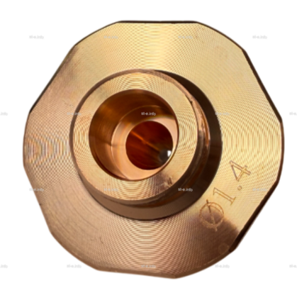 Сопло шестигранное для лазерной резки Raytools д.1,0мм арт. BD32-15-10-S - st-e.info - Москва