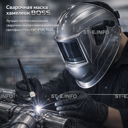 Сварочная маска хамелеон BOSS (YXE-X58E Plus) - st-e.info - Москва