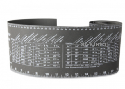 Лента для разметки труб 128mm*1220mm GOLD PREMIUM - st-e.info - Москва